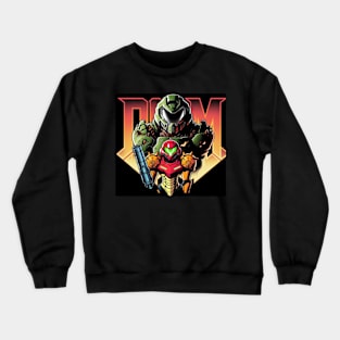 Doomguy and Samus Crewneck Sweatshirt